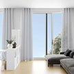 Brazil Linen-Look Sheer Curtains Kapissh