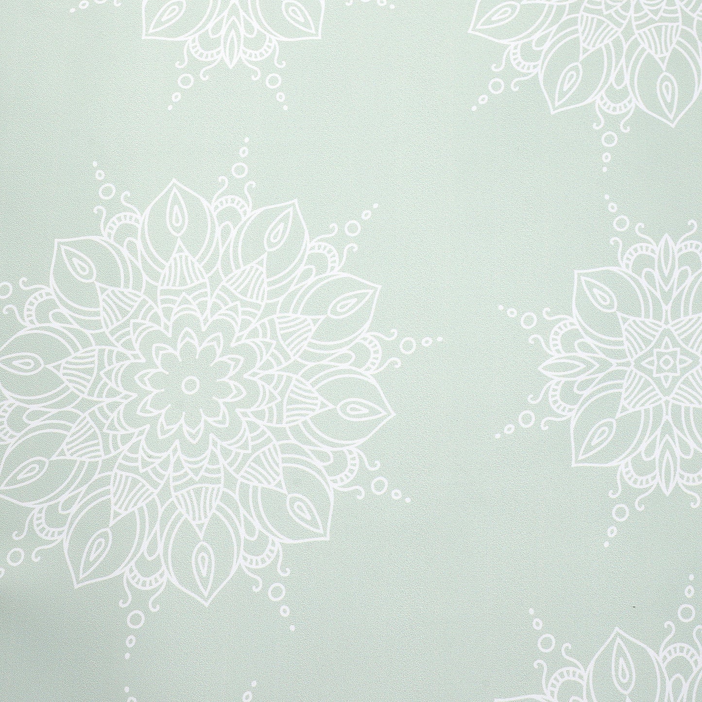 Winnetka Green White Mandala Room Darkening Curtains Pair - Kapissh