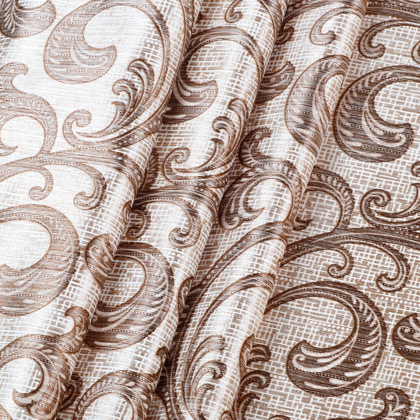 Demore Damask Curtains Farmhouse Boho Drapes Pair - Kapissh