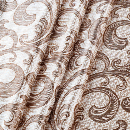 Demore Damask Curtains Farmhouse Boho Drapes Pair - Kapissh