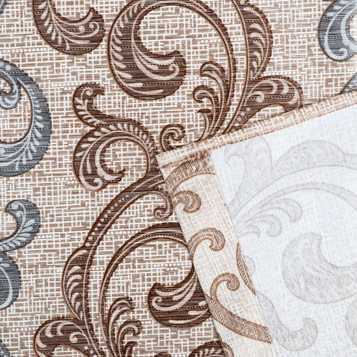 Demore Damask Curtains Farmhouse Boho Drapes Pair - Kapissh