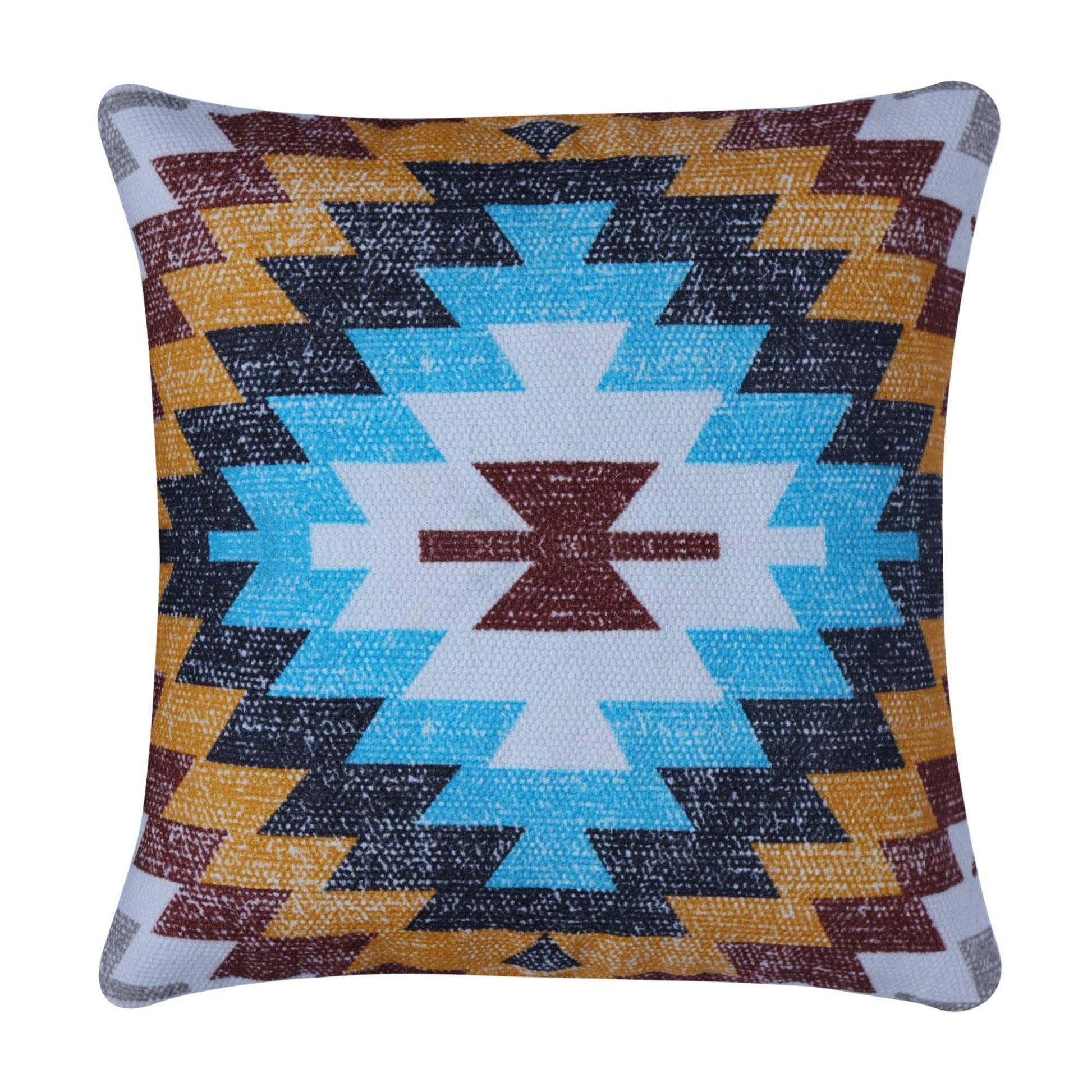 Morocco Cotton Multiple  Throw Pillow Covers Rug Style Pillow Cover - Kapissh