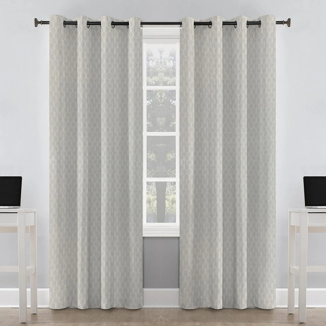 Haven Mosaic Thermal Dimout Curtains – Soft Light Filtering & Thermal Support Kapissh