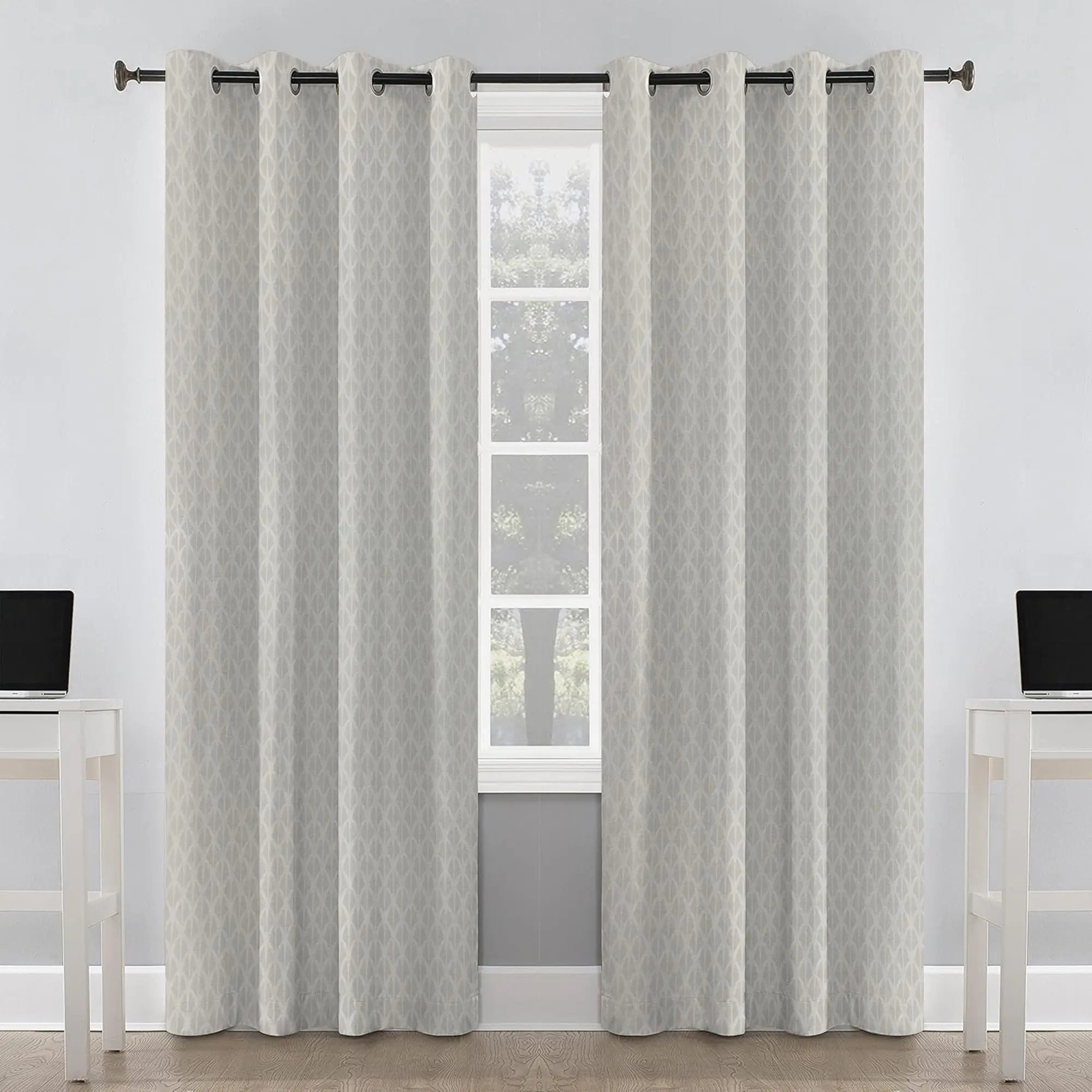 Haven Mosaic Thermal Dimout Curtains – Soft Light Filtering & Thermal Support Kapissh