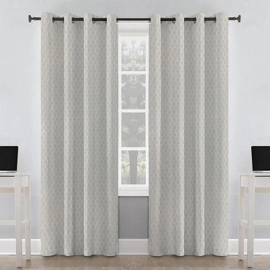 Haven Mosaic Thermal Dimout Curtains – Soft Light Filtering & Thermal Support Kapissh