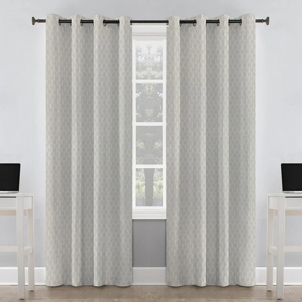 Haven Mosaic Thermal Dimout Curtains – Soft Light Filtering & Thermal Support Kapissh