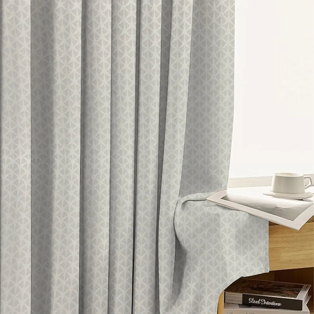 Haven Mosaic Thermal Dimout Curtains – Soft Light Filtering & Thermal Support Kapissh