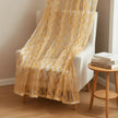 Ocean Embroidered Window Treatment Decorative Sheer Curtains Kapissh
