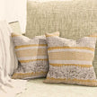 Maya Decorative Cotton Yellow Throw Pillow Covers - Kapissh