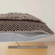 Maya decorative Cotton Brown Throw Pillow Covers - Kapissh