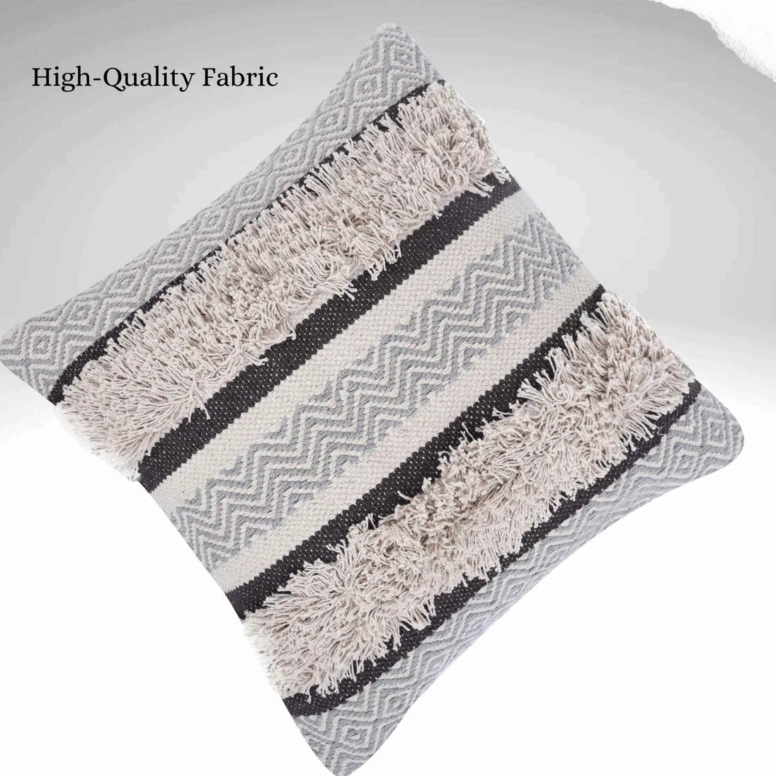 Maya decorative Cotton Grey Throw Pillow Covers - Kapissh