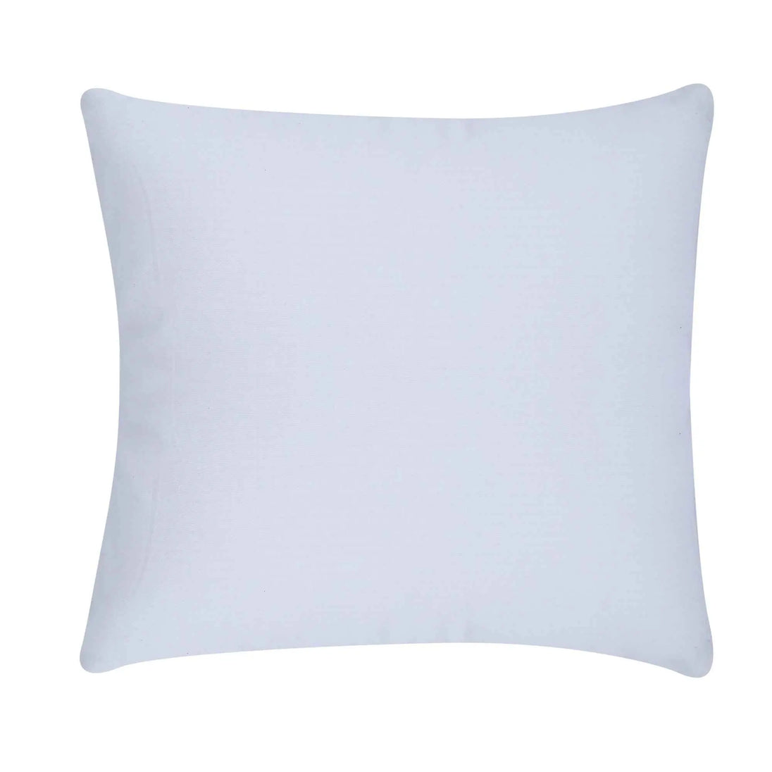Plain white cotton throw pillow with a smooth finish and minimalist design, ideal for layering or use as a cushion insert in any home decor setting.