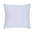 Plain white cotton throw pillow with a smooth finish and minimalist design, ideal for layering or use as a cushion insert in any home decor setting.