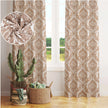 Pioneer Cotton Farmhouse Curtains Damask Boho - Kapissh