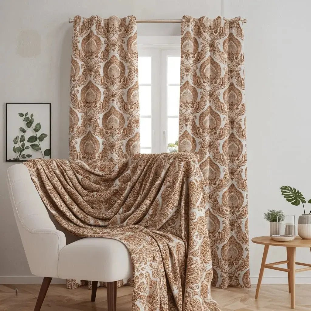 Pioneer Cotton Farmhouse Curtains Kapissh