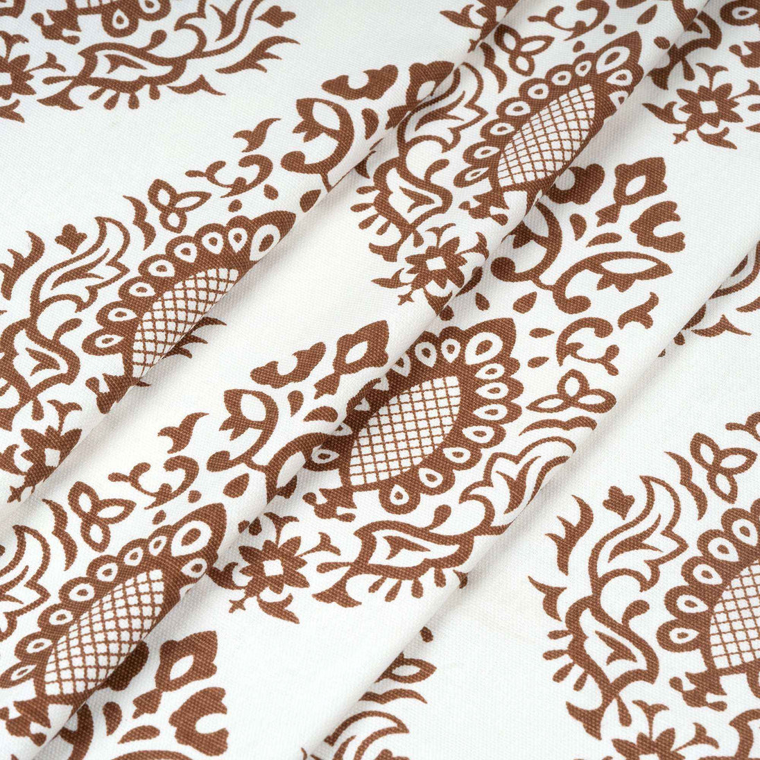 Samara Cotton Damask Farmhouse Drapes Curtains - Kapissh