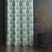 Samara Cotton Damask Farmhouse Drapes Curtains - Kapissh