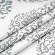 Samara Cotton Damask Farmhouse Drapes Curtains - Kapissh