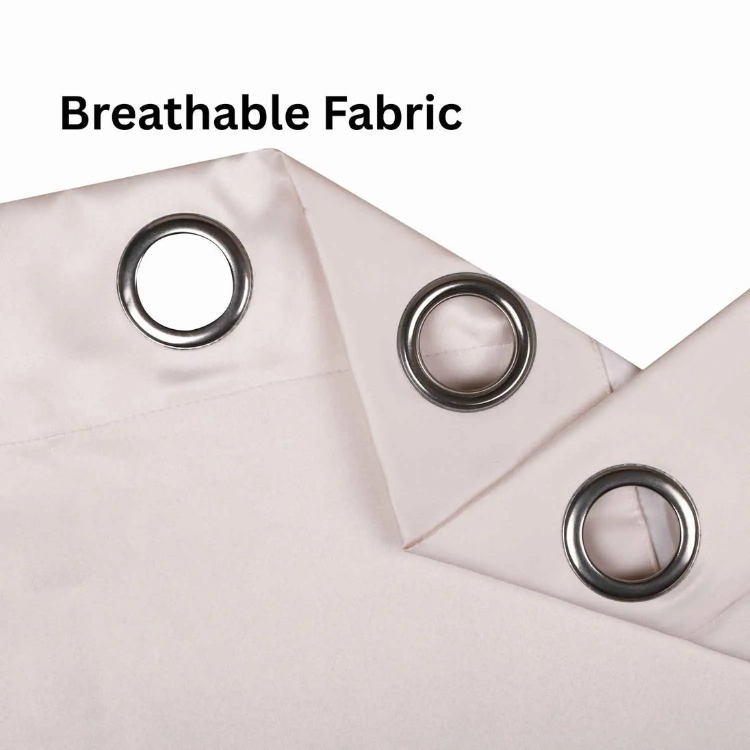 Winnetka Floral Cream Beige Room Darkening Brown Curtains - Kapissh