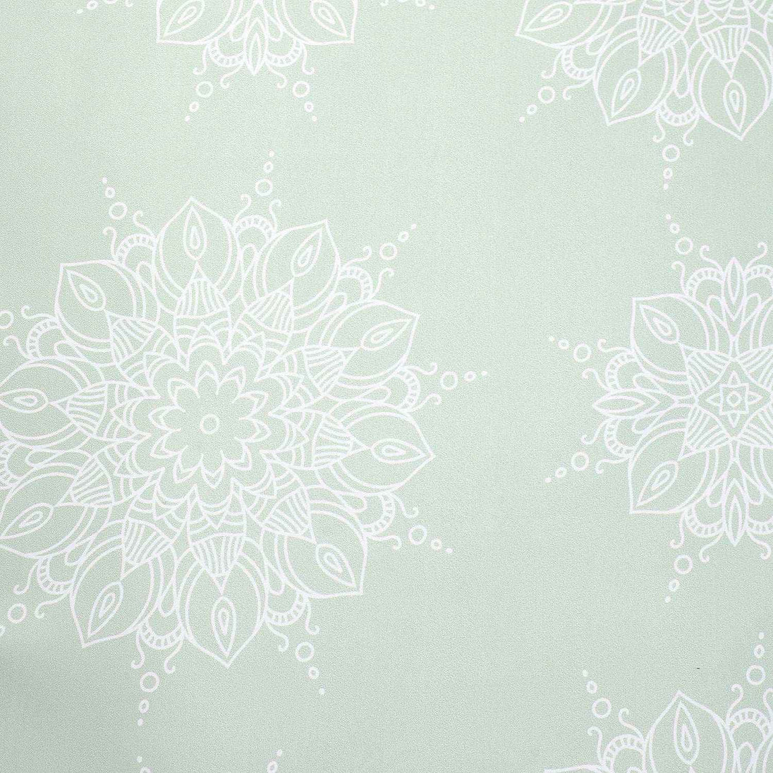 Winnetka Green White Mandala Room Darkening Curtains Pair - Kapissh