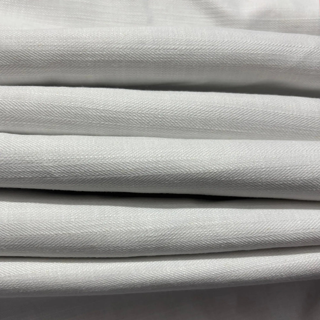 Lux Linen Herringbone Curtains – Light Filtering & Elegant Window Drapes Kapissh